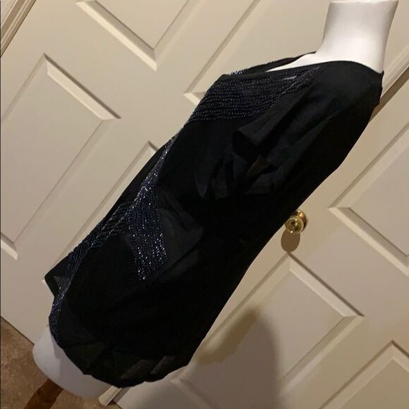 Miss Me sheer beaded front shirt. Med. NWT - Picture 5 of 10